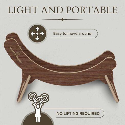 حامل دراجة داخلي من خشب الجوز، أرضية حامل دراجة خشبية قابلة للتعديل - حامل دراجة فردي لتخزين الدراجة الداخلية الأنيقة في المرآب أو الشقة أو المنزل أو المتجر - لا يتطلب أدوات in Kuwait