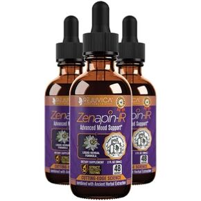 Zenapin-IR Rejuvica Health Advanced Mood Support Supplement - Kava Kava, Ashwagandha, Passionflower, Chamomile, B-Vitamins & More