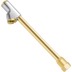 AstroAI Air Chuck 1/4" FNPT Heavy Duty Dual Head Brass Tire Chuck Compatible with Inflator Air Pump Compressor Accessories for Truck Bus Car Motorcycle Leak Free