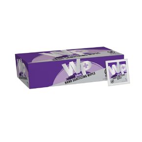 Hand Sanitzing Wipes Alcohol Wipes with Individual Sachets for Home and Business, 100 Count