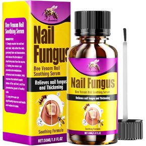 Toenail Fungus Treatment Extra Strength, Nature & Safe Bee Venom Nail Fungus Treatments for Toenail with Foot, Gently & Effectively Toe Nail Repair for Thick, Broken