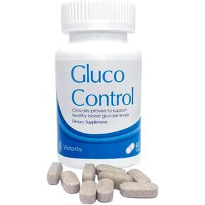 Dr. T Gluco Control Dietary Supplement - Garcinia Cambogia, Gymnema Sylvestre, White Kidney Bean Extract, Green Tea - 60 Capsules (3)