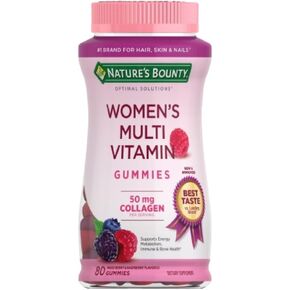 حلول Nature's Bounty Optimal Multivitamin ، دعم الطاقة المناعية والخلوية ، صحة العظام ، نكهة التوت ، 80 لعبة ، 40 حصة