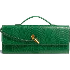 Woven Clutch Purses for Women, Formal Satchel Leather Evening Bag Shoulder Handbag