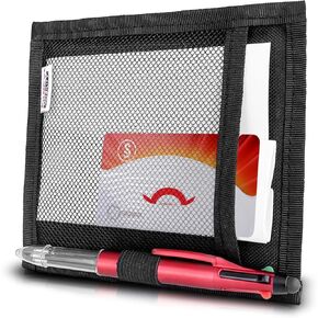 MINI CAR SUN VISOR Document حامل - إكسسوارات الحجارة للنساء والرجال - منظم السيارات الصغيرة ، حامل التسجيل والتأمين - التصميم البسيط (الأسود)