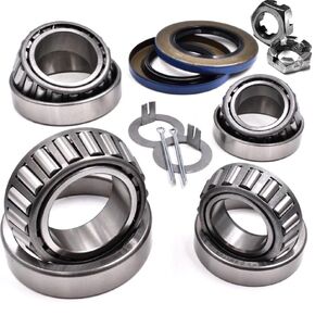 2 Trailer Wheel Hub Rebuild Kits 5200-7000 lb Axle 25580/25520 & 15123/15245 Bearings 21333TB 22333TB 10-10 10-36 Seals, # 42 Spindle, Utility Cargo Pop Up RV Horse Livestock Car Hauler