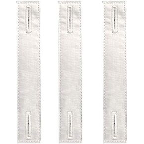 TI THIE TINE MENN'S MENN'S NECKTIE Accessory حامل (3 قطع ، أبيض)