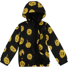 JOYSON Kid Boys Rain Jackets Lightweight Water-resistant Windbreaker Breathable Outerwear Raincoat with Hood