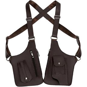 Men's Anti-Theft Multi-Pocket Double-shoulder Tactical Bag