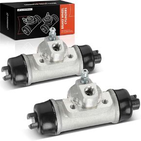 A-Premium الخلفية الأسطوانة الأسطوانة أسطوانة بعجلة الفرامل المتوافقة مع نماذج Nissan و Infiniti-Frontier 1998-2002 ، Pathfinder 1996-1998 ، Pickup 1995-1997 ، D21 1990-1994 ، QX4 1997-1998 ، 2-PC Set in Kuwait