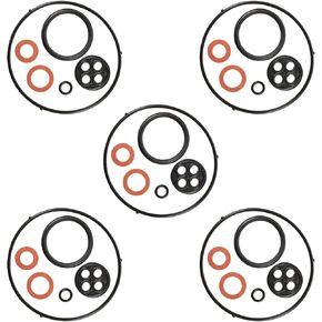 5 Pack 16010-ZE1-812 Carburetor Gasket Set Compatible with Honda GX240 GX270 GX340 GX390 WT30 WT40 GX120 GX160 GX200 EG2500 EG2200 GX110 Replacement for 11580