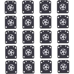 ApplianPar Metering Diaphragm Gasket Assembly A015019 for Zama C1M-W26 C1M-W26C C1M-W47 C1M-EL35 C1M-FR1 C1U-K39A C1Q-K73 Carburetor Repair Kits Pack of 20