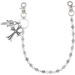 Pants Chain for Men & Women - Biker Cross Wallet Chain. Trousers Pocket & Belt Key Chains