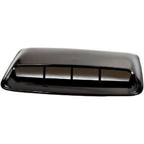 Car Air Flow Decorative,hood air vents for car,Intake Hood Scoop Turbo Bonnet Vent Cover,More sticky (Black)