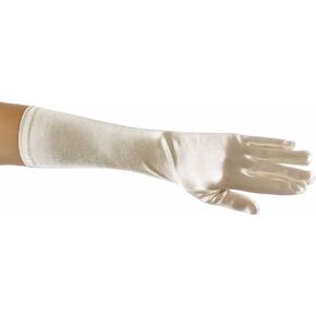 Greatlookz Showstopper Shiny Satin Elbow Length Gloves for Girls in Kuwait