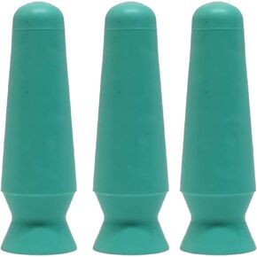 DMV Scleral Cup Large Contact Lens Handler -3 Pack - Inserts and Removes Scleral Contact Lenses and Prosthetic Eyes (Orange)