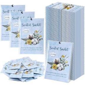 24 Pack Cotton Scents Sachets Bags Scent Potpourri Bags Hanging Sachet Packets Home Long Lasting Home Fragrance Air Fresheners for Rooms Closet and Drawer Car