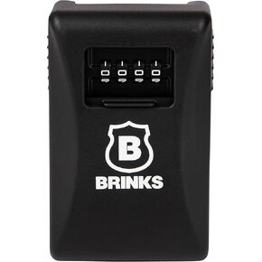 BRINKS - 80mm 4-Dial Resettable Combination Lock Box - Can Be Mounted on Any Solid Surface