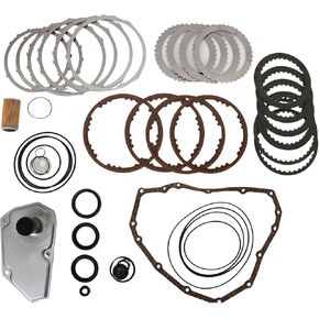 JF015E RE0F11A Transmission Master Rebuild Kit w/Filter Clutch Fits for 11-22 Chevy Spark, 13-14 Mitsubishi Lancer, 82-22 Nissan Sentra/ NV200, 11-14 Suzuki Swift Replace OE JF015E RE0F11A