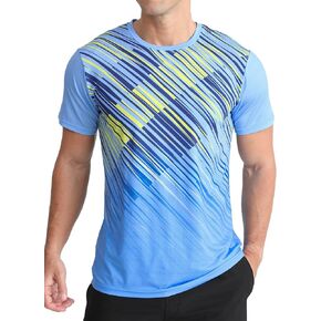 Men's Athletic T-Shirt Performance Gym Shirt Quick Dry Moisture Wicking Running Workout Short Sleeve Tops in Kuwait