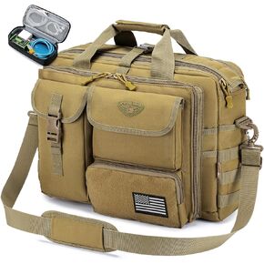 Stypos Tactical Messenger Bag, 15.6/17.3 Inch Tactical Briefcase for Man Military Laptop Bag Messenger Shoulder Bags