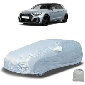 Multilayer Car Cover Waterproof UV Protection All Weather - Vehicle Size Chart - Auto Outdoor Full Exterior Covers - Snow Rain Sun Universal Touring Wagon Shooting Brake - B1 (up to 163inch)