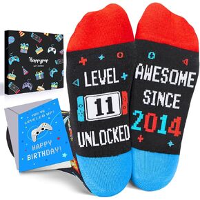 HAPPYPOP Birthday Gifts Socks Ideas - Birthday Gifts for Girls Boys, Birthday Presents for 7-12 Years Old with Greeting Card in Saudi Arabia