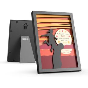 CCCEI Black 8x10 ديكور المكتبي للمكتب المنزلي ، هدايا للرجال من الابنة ، فريدة من نوعها شكرا لك ، هدية الحب المثالية لبرثاي ، عيد الميلاد عيد الميلاد.