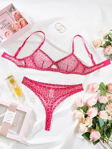 مثيرة شبكة مثيرة عالية قطع الملابس الداخلية underwire مجموعة 2 قطعة in Kuwait