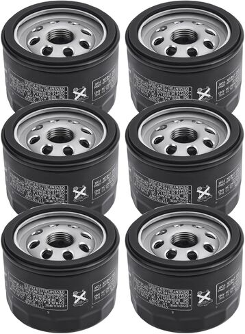Ahl 2 PCS Filter Oil Filter 49065-0721 49065-7007 استبدال لـ Kawasaki FR691V FR651V FR730V FR600V FX600V FS691V FS651V FR541V ، FO 4 CYCLE ENGAR in Kuwait