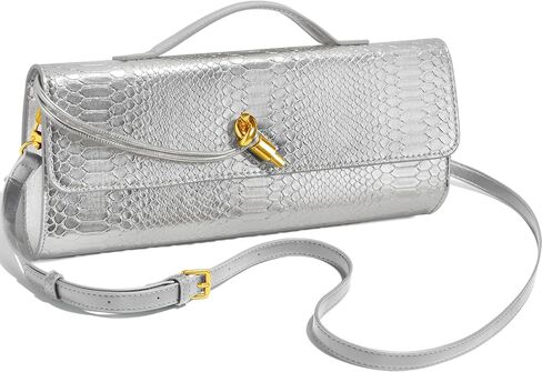 Woven Clutch Purses for Women, Formal Satchel Leather Evening Bag Shoulder Handbag in Kuwait