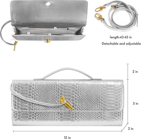 Woven Clutch Purses for Women, Formal Satchel Leather Evening Bag Shoulder Handbag in Kuwait