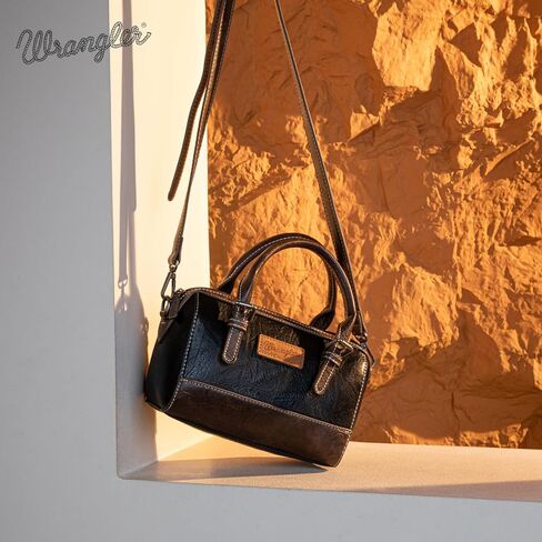 Wrangler Satchel Bags for Women Top-Handle Handbags Cute Crossbody Purses with Strap in Kuwait