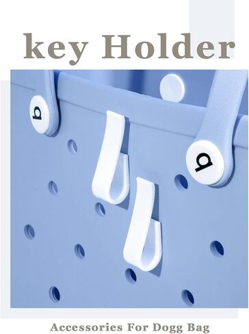2piece Hook Holder Excaptiories لأكياس Bogg ، أدخل حامل كأس السحر Bogg Connect & تنظيم القناع الرئيسي (أبيض) in Kuwait