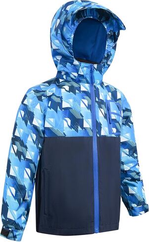SWISSWELL Kid's Rain Jacket Youth Boys and Girls Lightweight Waterproof with Detachable Hooded Raincoat for School in Saudi Arabia