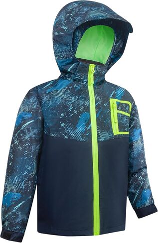 SWISSWELL Kid's Rain Jacket Youth Boys and Girls Lightweight Waterproof with Detachable Hooded Raincoat for School in Kuwait