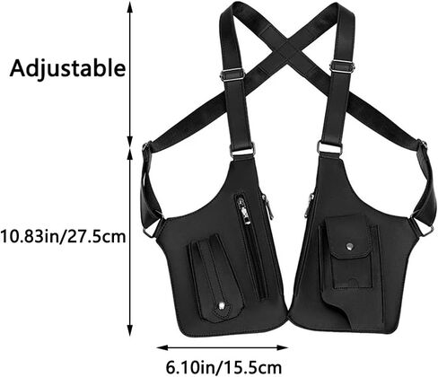 Men's Anti-Theft Multi-Pocket Double-shoulder Tactical Bag in Saudi Arabia