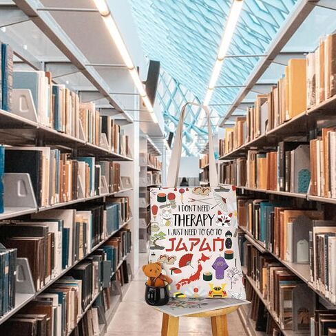 KUIYAI Japan Trip Tote Bag Japan Vacation Shoulder Bag Tokyo Lovers Gift Japanese Theme Souvenir Gift Japan Culture Gift in Kuwait