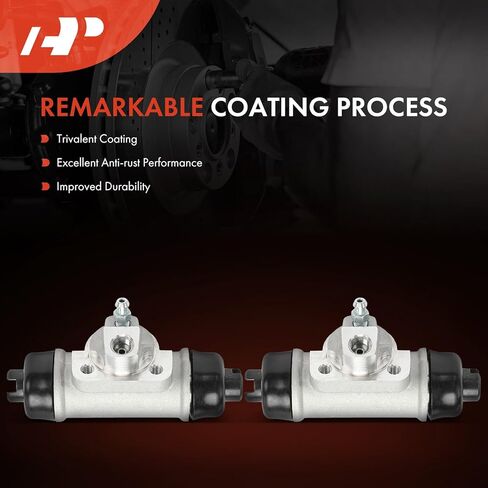 A-Premium Rear Drum Brake Wheel Cylinder Compatible with Select Nissan and Infiniti Models - Frontier 1998-2002, Pathfinder 1996-1998, Pickup 1995-1997, D21 1990-1994, QX4 1997-1998, 2-PC Set in Kuwait