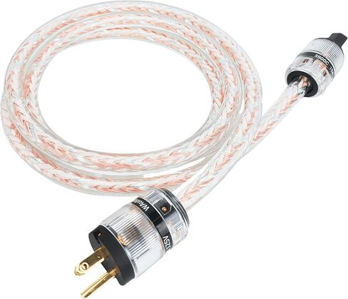كابل طاقة 10 AWG Audiophile، سلك طاقة OFC عالي النهاية لأنظمة HiFi (5 قدم) in Kuwait