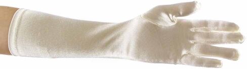 Greatlookz Showstopper Shiny Satin Elbow Length Gloves for Girls in Kuwait