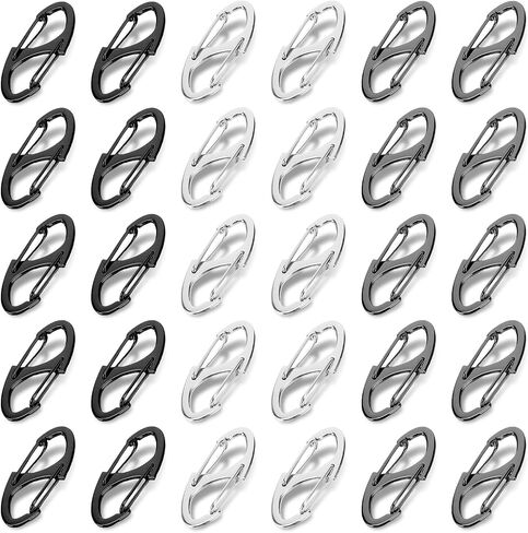 30 Pcs Zipper Clips Anti Theft,Zipper Locks for Backpacks,Purses,Handbags,Tents & Travel Bags,Dual Opening Design Durable Zipper Clip for Secure Zipper Protection (Multicolor) in Saudi Arabia