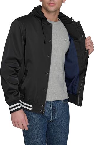 Champion Men's Lightweight Varsity Jacket with Jersey Hood in Saudi Arabia