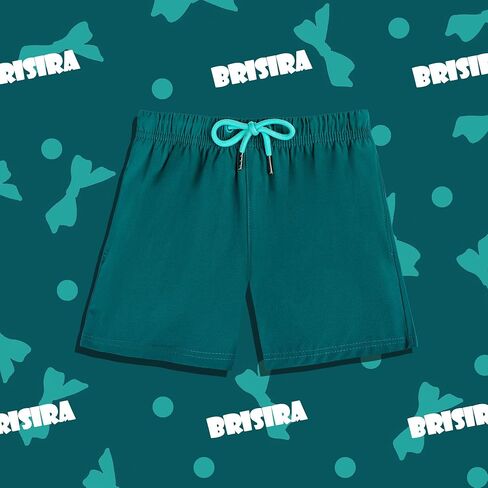 BRISIRA Boys Swim Trunks Bathing Suit Compression Boxer Brief Liner Anti-Chafe Swimsuit Swim Shorts Toddler Kids Youth Teen in Saudi Arabia