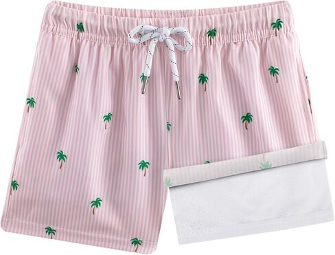 BRISIRA Boys Swim Trunks Bathing Suit Compression Boxer Brief Liner Anti-Chafe Swimsuit Swim Shorts Toddler Kids Youth Teen in Saudi Arabia