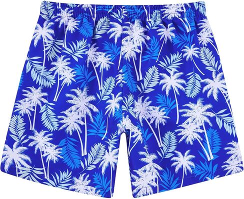 Little Boys Swim Trunks with Boxer Mesh Liner Swim Shorts Kids Quick Dry Bathing Suit Swimwear 4-12T in Kuwait