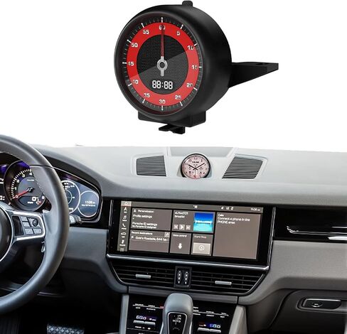 for Macan 95B Sport Chrono Stopwatch Upgrade 2.1in Smart Clock Fits PCM 3.1 2014-2016 in Saudi Arabia