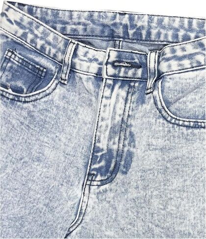 WDIRARA Girl's Bowknot Embroidery Wide Leg Jeans Y2k Baggy Denim Pants in Kuwait