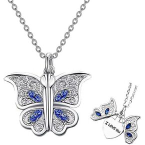 Dorunmo Personalized Sunflower Heart Locket Necklace That Holds 2 Picture 925 Sterling Silver Custom Lockets Necklaces Sunflower Jewelry Gifts for Mom Sisters