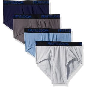 Fruit of the Loom Men's 4pk Breathable Cotton Micro-mesh Briefs